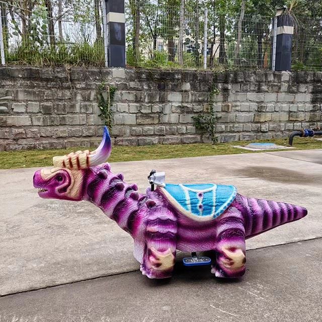 China Purple Dinosaur Battery Cart